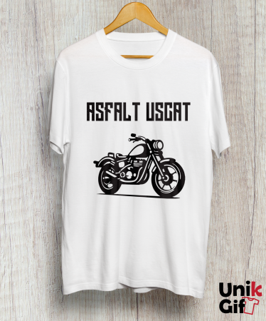 Tricouri pentru Motocicliști - Tricou „ASFALT USCAT”