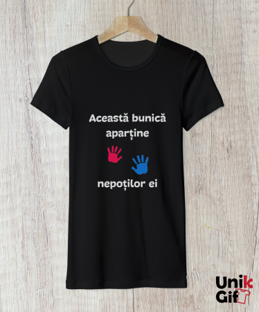 TRICOURI - Tricou „această bunică aparține nepotilor ei (băiat și fată)”