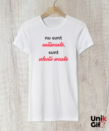 Tricouri Amuzante - Tricou ”SELECTIV SOCIALĂ”