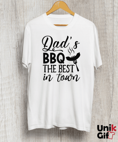Tricouri cu Hobby-uri - Tricou „DAD'S BBQ, THE BEST IN TOWN"