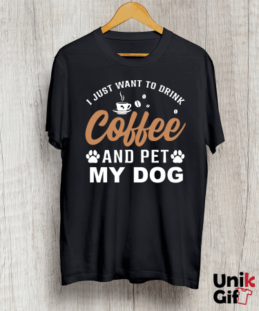 Tricou ”COFFEE AND DOG” [1]