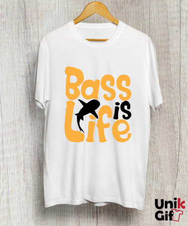 Tricouri pentru Pescari - Tricou „BASS IS LIFE"