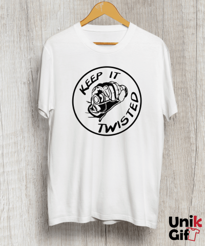 Tricouri pentru Motocicliști - Tricou „KEEP IT TWISTED”