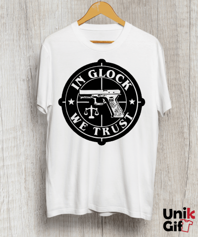 Tricou „IN GLOCK WE TRUST” [1]