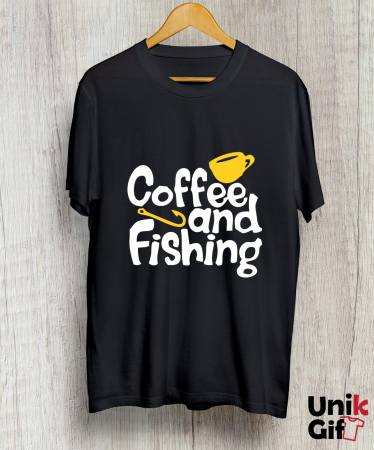 Tricou „COFFEE AND FISHING" [1]