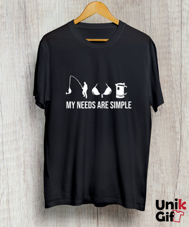 Tricou „MY NEEDS ARE SIMPLE" [1]