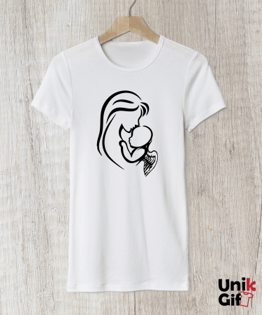 Tricouri pentru Familie - Tricou „Mamă și Înger”