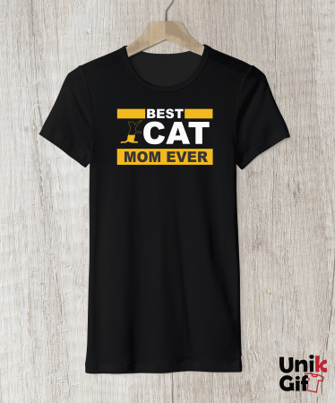 Tricou ”BEST CAT MOM EVER” [1]
