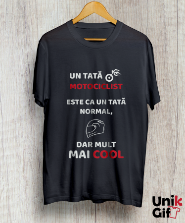 Tricou „Un tată motociclist..” [1]