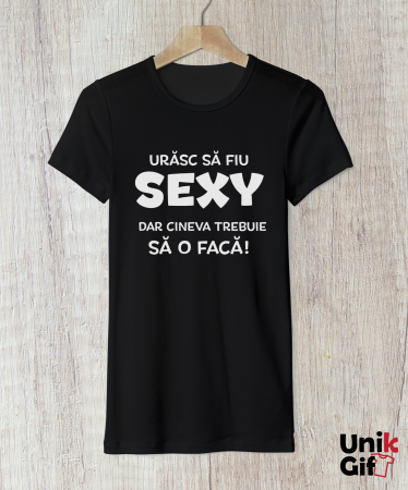Tricou „Urăsc să fiu sexy" de Femei [1]