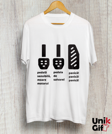 Tricouri pentru Șoferi - Tricou „PEDALA PANICĂ”