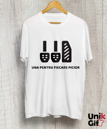 Tricouri pentru Șoferi - Tricou „Una pentru fiecare picior"
