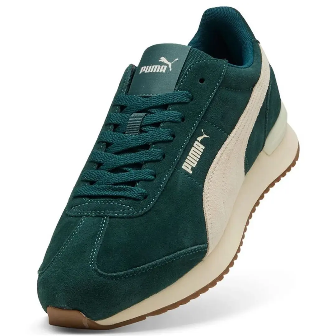 Adidași Casual Bărbați Puma R78 Wind Sd Verde inchis [6]