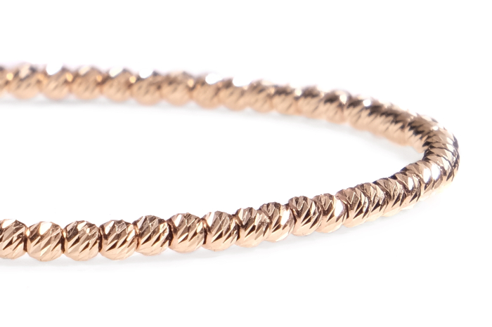 Bratara snur SECS Atena 51 bilute 2.5mm - Aur 14k [3]