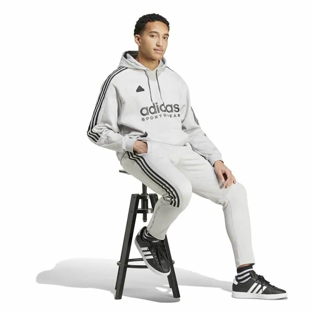 Hanorac cu Glugă Bărbați Adidas House Of Tiro Fleece Gri XS [4]