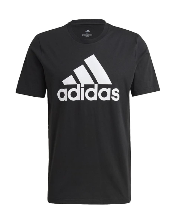 Tricou barbati Adidas Essentials Big Logo Shirt Black - White [1]