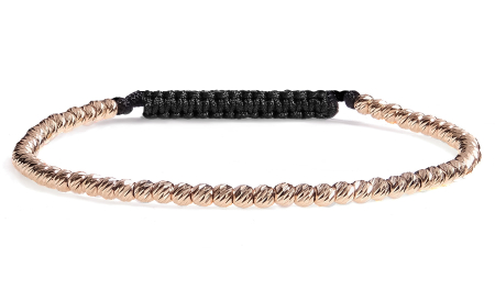 Bijuterii - Bratara snur SECS Atena 51 bilute 2.5mm - Aur 14k