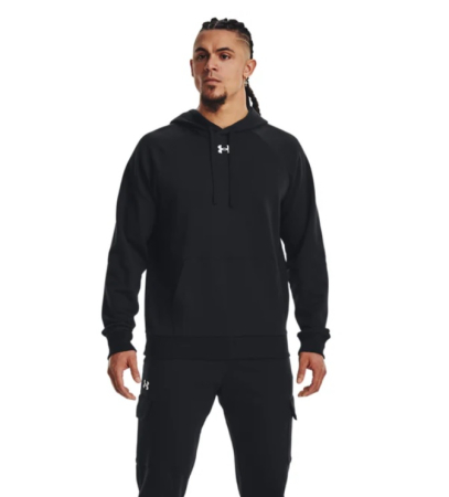 Hanorace - Hanorac barbati UNDER ARMOUR RIVAL FLEECE HOODIE (1379757-001)