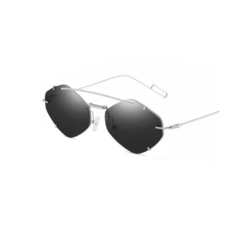 Accesorii - Ochelari de soare SECS, stil minimalist, cadru metalic, protectie UV400, unisex