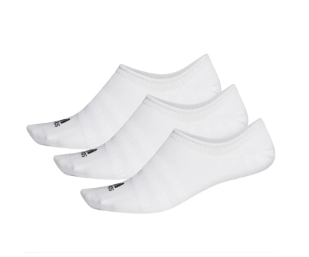 Imbracaminte - SET 3 x Sosete unisex Adidas No Show Socks White - Black
