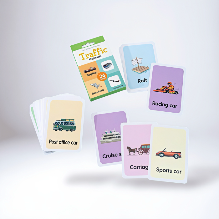 Set Flashcards „Traffic” – 36 de carduri educative pentru copii [2]