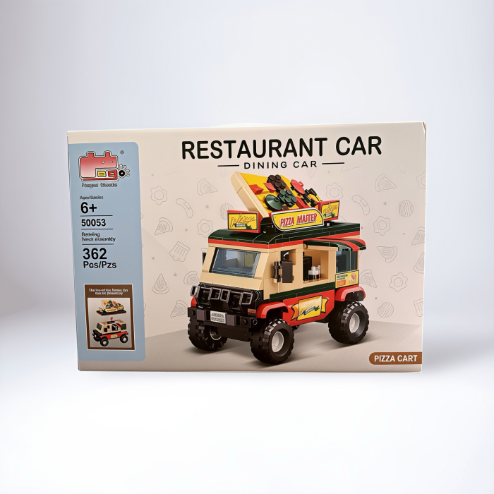 Set Construibil – Restaurant Car „Pizza Master” | 362 Piese | 6+ Ani [2]