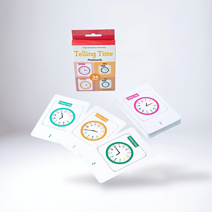 Set Educațional – Flashcards „Telling Time” – 36 Carduri [2]