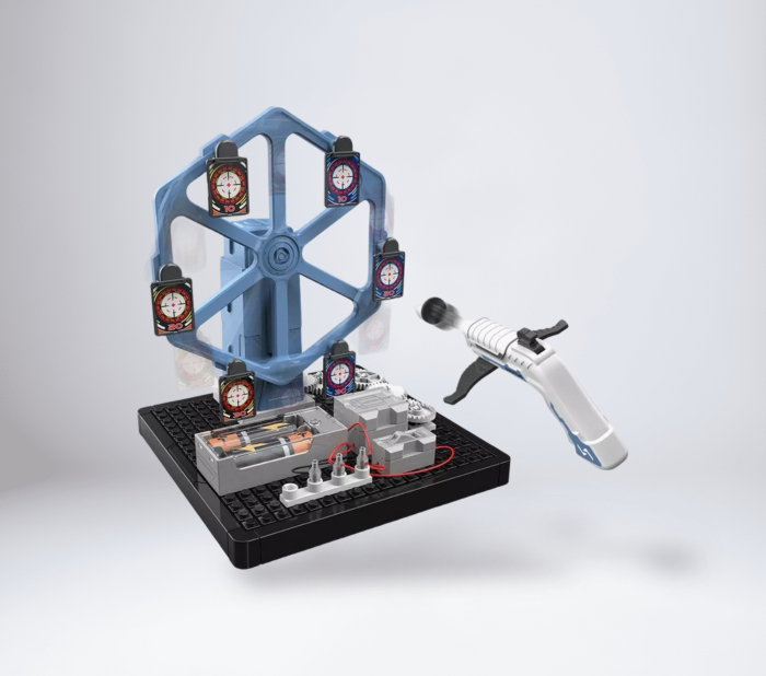 Circuits & Machinery: Bow and Arrow Rotating - Sisteme educative cu angrenaje si montaje [2]