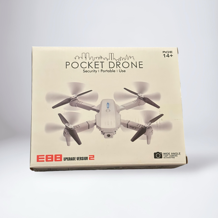Dronă E88 compactă cu cameră HD și telecomandă [2]