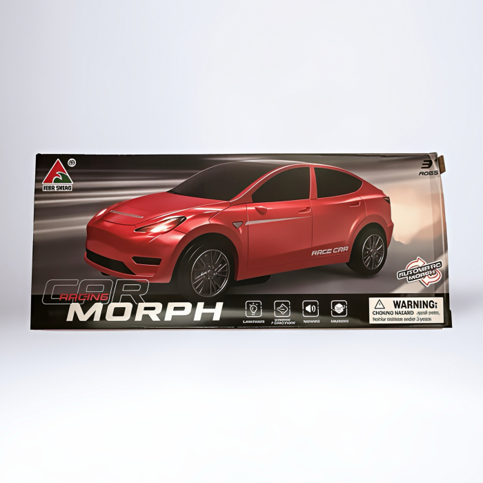 Mașină robot transformabilă automată pentru copii cu lumini și funcție spray [2]