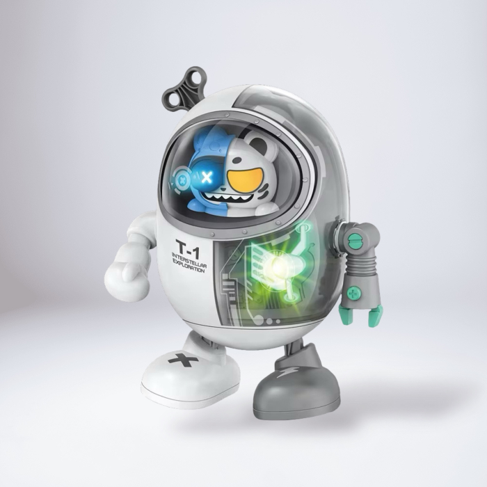 Robot jucărie interactiv pentru copii cu muzică, lumini și mișcări de dans [2]