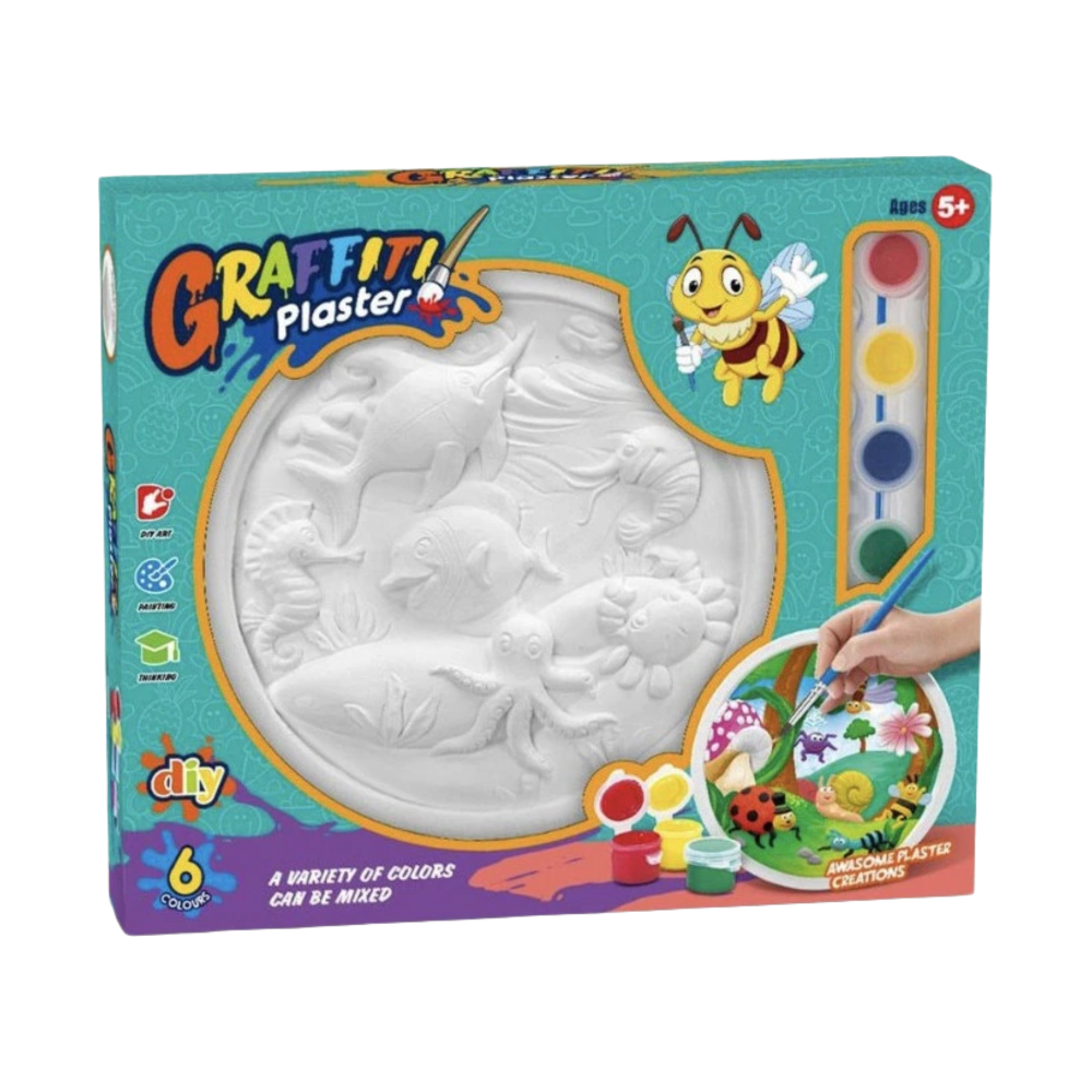 Set de Pictat 3D Graffiti Plaster pentru Copii [2]
