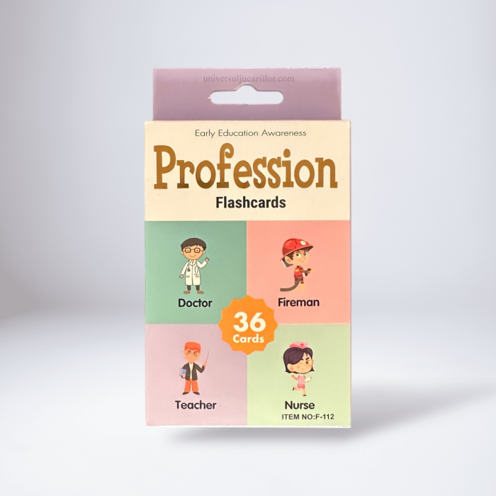 Set educativ 36 Flashcards cu profesii – Joacă și descoperă meserii [2]