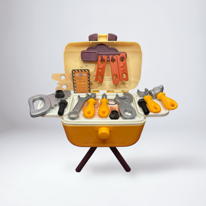 Set Scule Portabil 23 piese – Trusă atelier pentru copii 3+ [1]