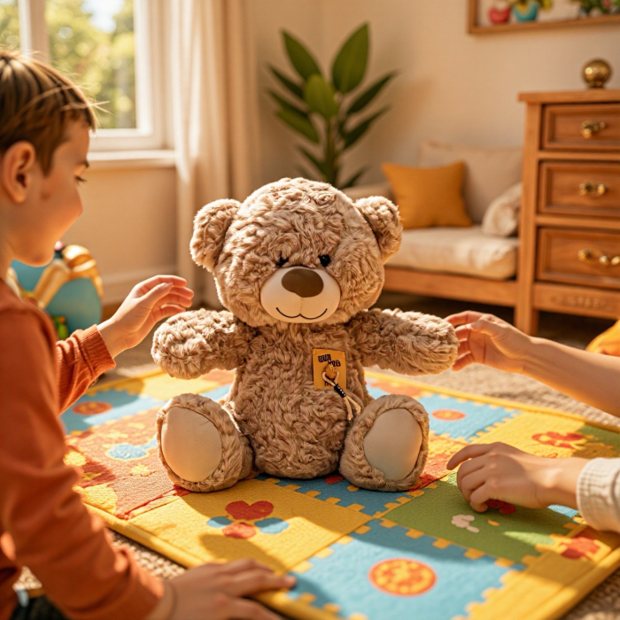 Ursuleț de Pluș Extra-Pufos – Jucărie Moale pentru Copii [3]