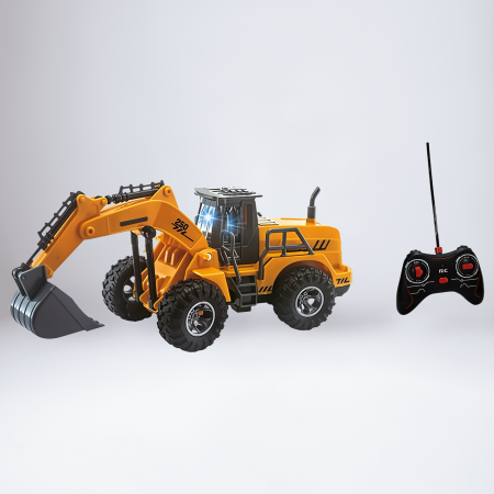 Jucării Electronice & Muzicale - Excavator cu Telecomandă – Work Team