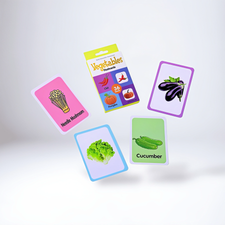 Set Flashcarduri „Vegetables” – 36 de carduri educative pentru copii [1]