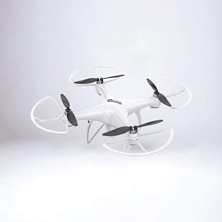 Jucării Electronice & Muzicale - Dronă jucărie pentru copii cu protecții pentru elice, culoare albă