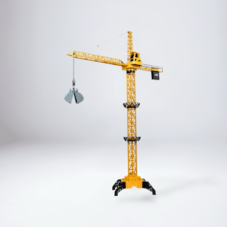 Seturi de Joacă & Meserii - Macara telecomandată pentru copii, 1.28 m – Joacă interactivă de construcție