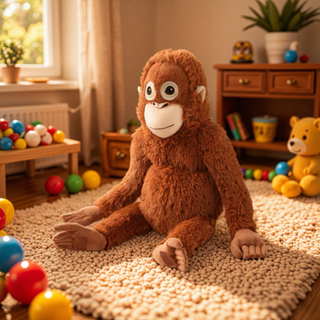 Jocuri, Plusuri & Distracție - Maimuta de Plus Virala – Modelul Emotionant din Povestea de la Zoo, Maimuta Plus
