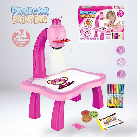 Seturi de Joacă & Meserii - masa-desen-cu-proiector-copii-projector-painting-roz.jpg