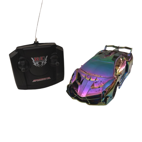 Masini si Vehicule - Mașină cu telecomandă pentru copii, model supercar cu efect cameleon și control complet pentru curse distractive.