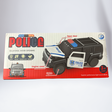 Mașinuță de Poliție cu Lumini și Muzică – Distracție în Mișcare pentru Copii! [1]