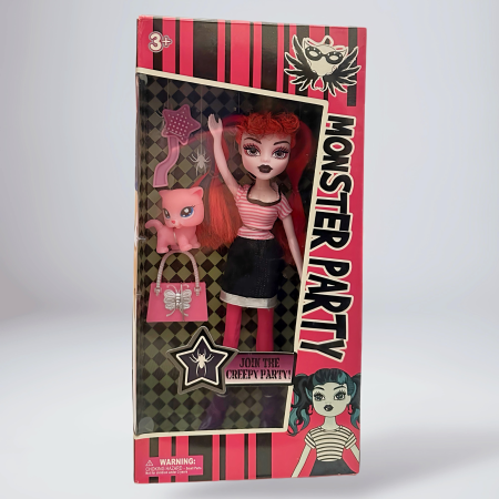 Jocuri, Plusuri & Distracție - papusa-fashion-monster-party-copii