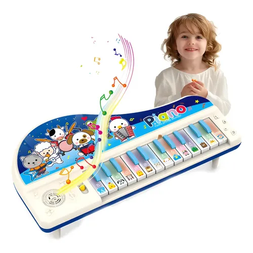 Jucării Electronice & Muzicale - Pian Funny Animal Band – Jucărie Muzicală Interactivă pentru Copii