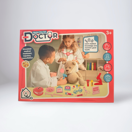 Set Doctor de Jucarie cu Accesorii Medicale si Stomatologice – Joaca Educativa 3+ [1]