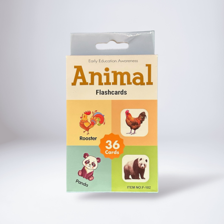 Set educativ 36 Flashcards cu animale – Invata prin joaca [1]