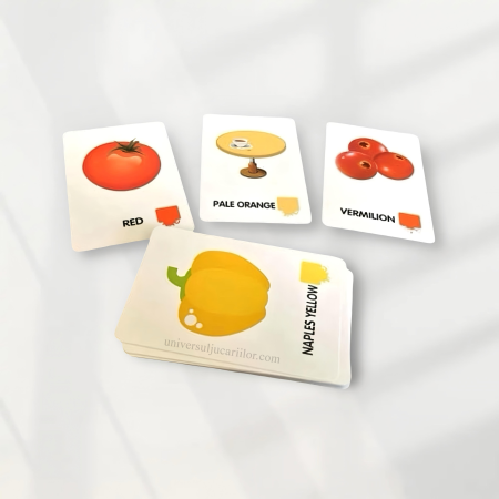 Jucării Educaționale & Interactive - Set educativ 36 Flashcards cu culori – Învățare prin joacă