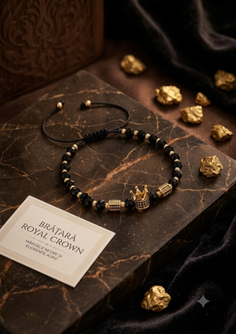 Accesorii Placate cu Aur - Bratara  Royal Crown