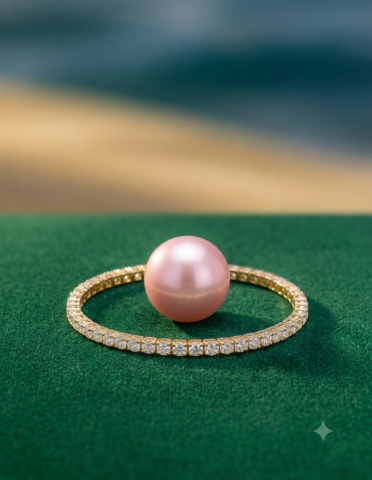 Accesorii Placate cu Aur - Bratara Tennis Band